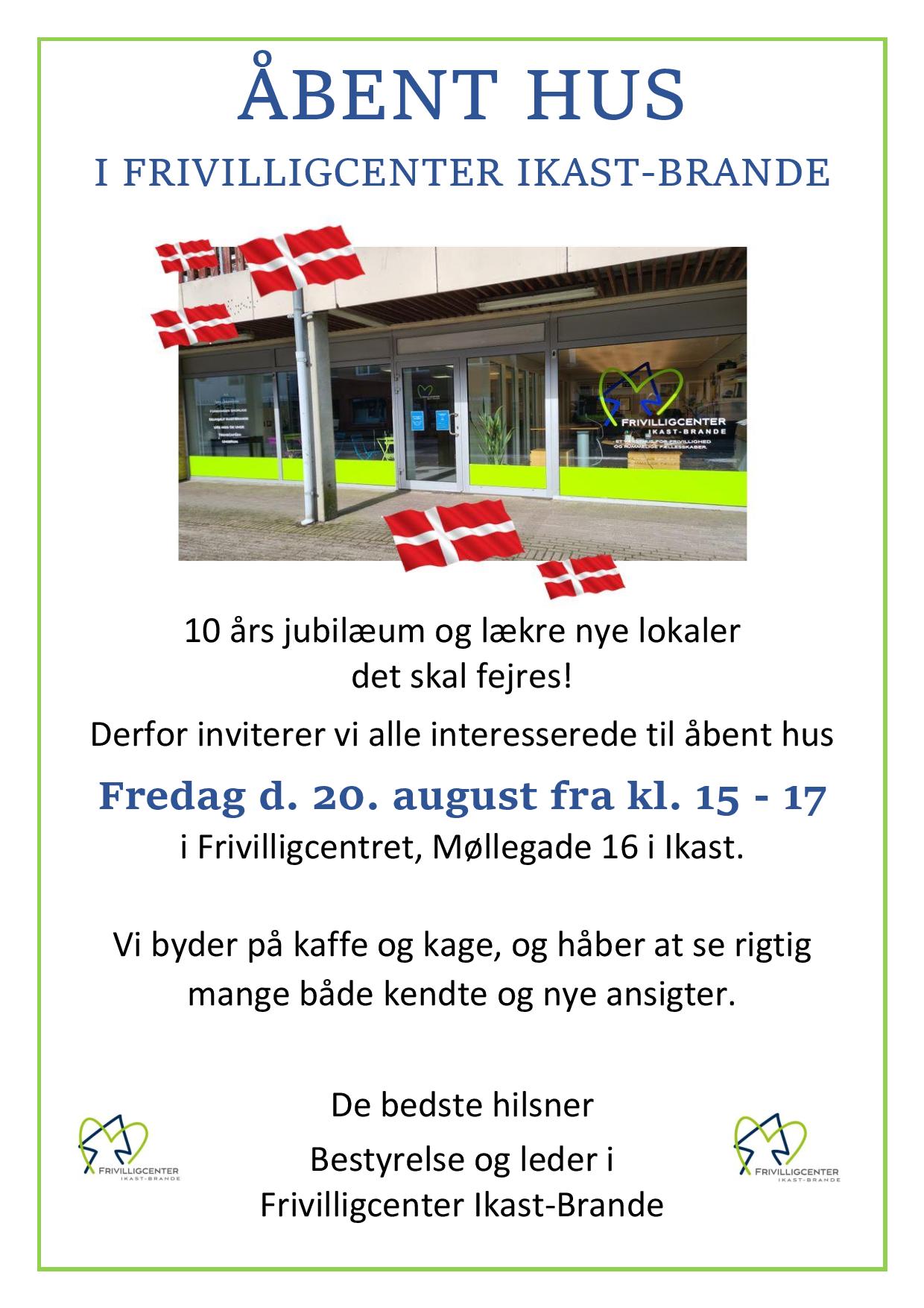 Åbent hus i Frivilligcenter Ikast-Brande