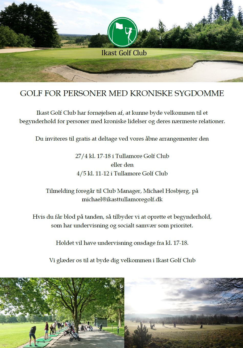 Golf for personer med kroniske sygdomme