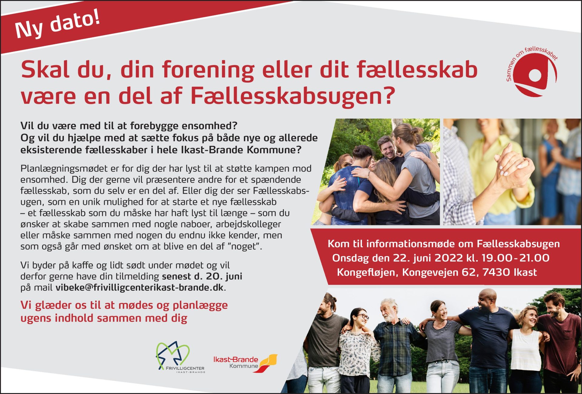 Skal du, din forening eller dit fællesskabvære en del af Fællesskabsugen?