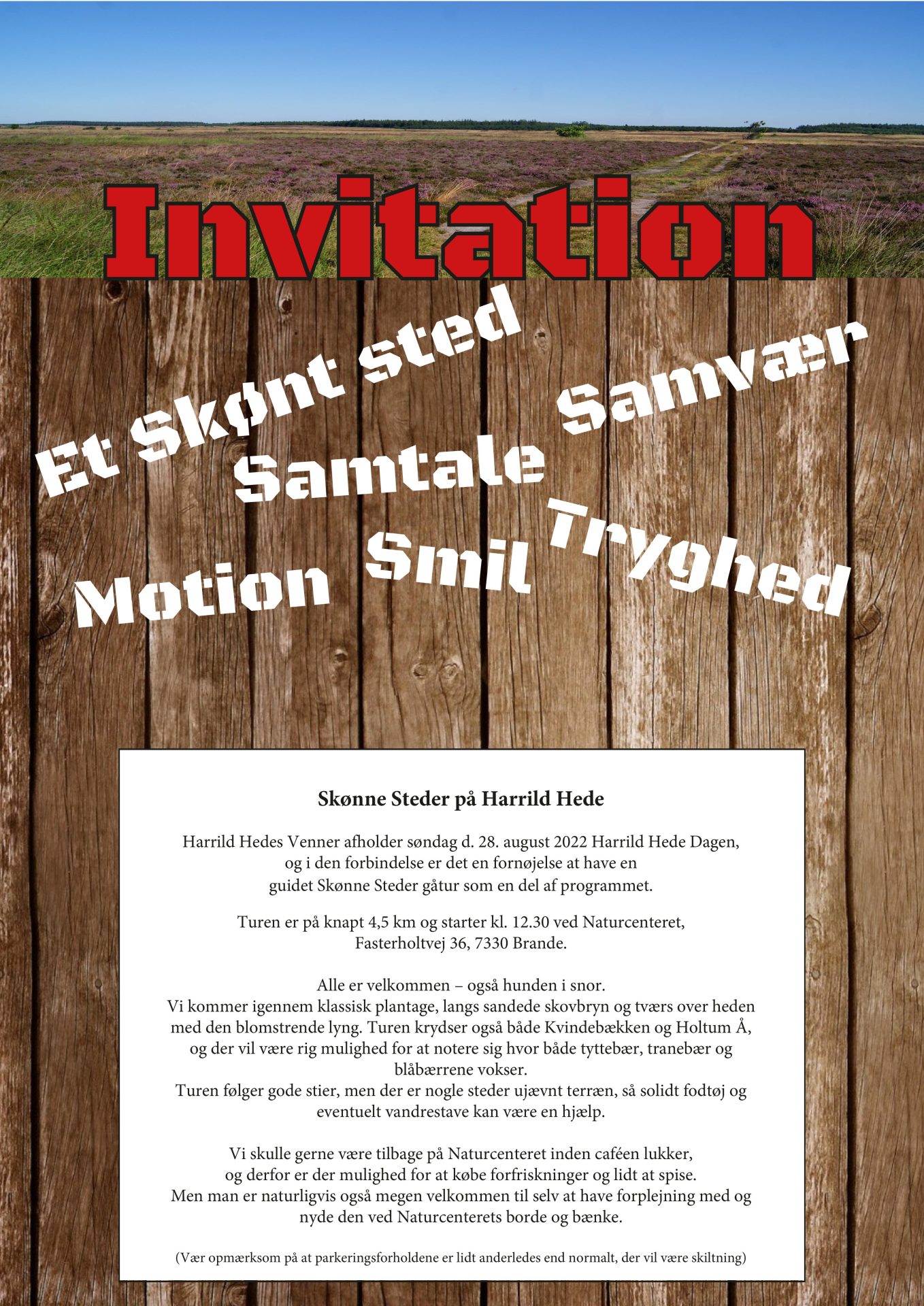 Invitation til Harrild Hede Dagen