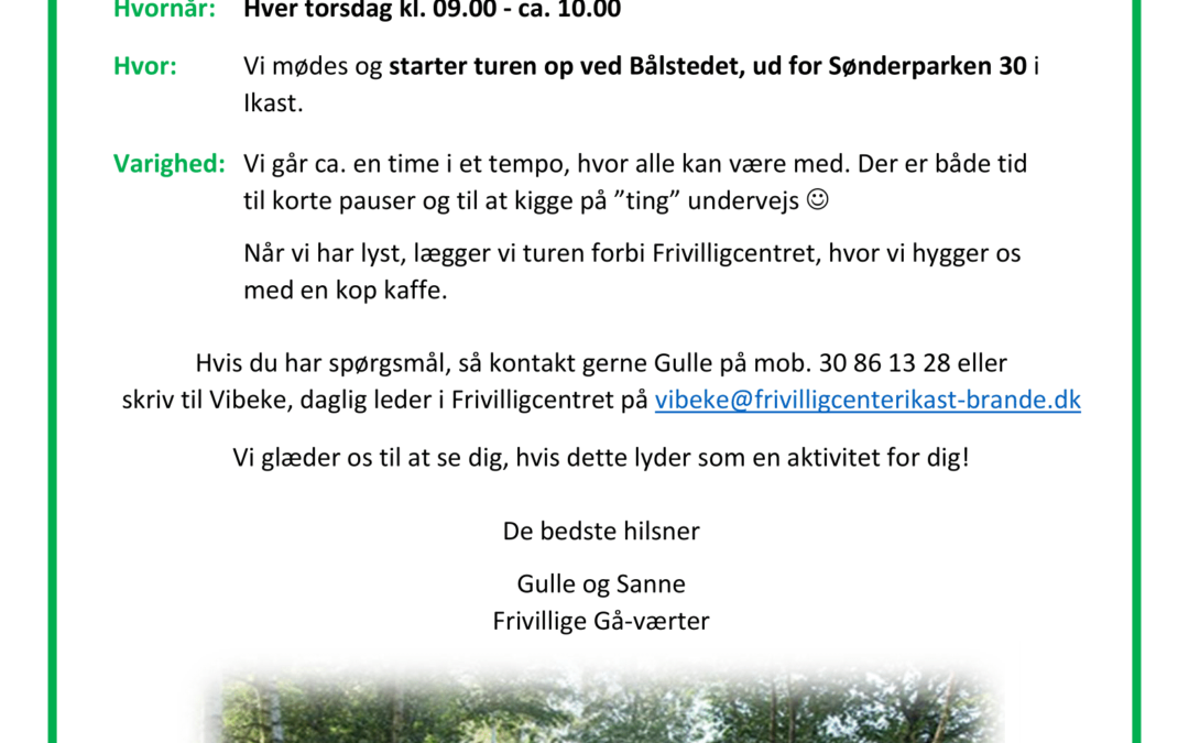 Kom med på GÅ-TUR i Ikast