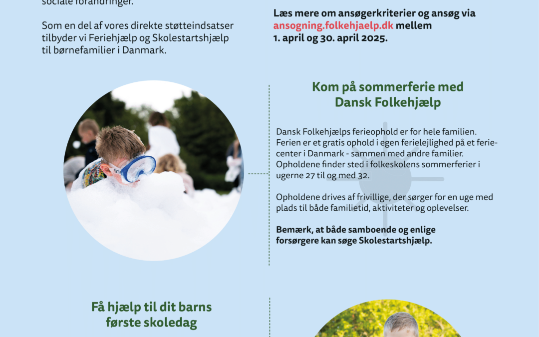 Skolestartshjælp – feriehjælp
