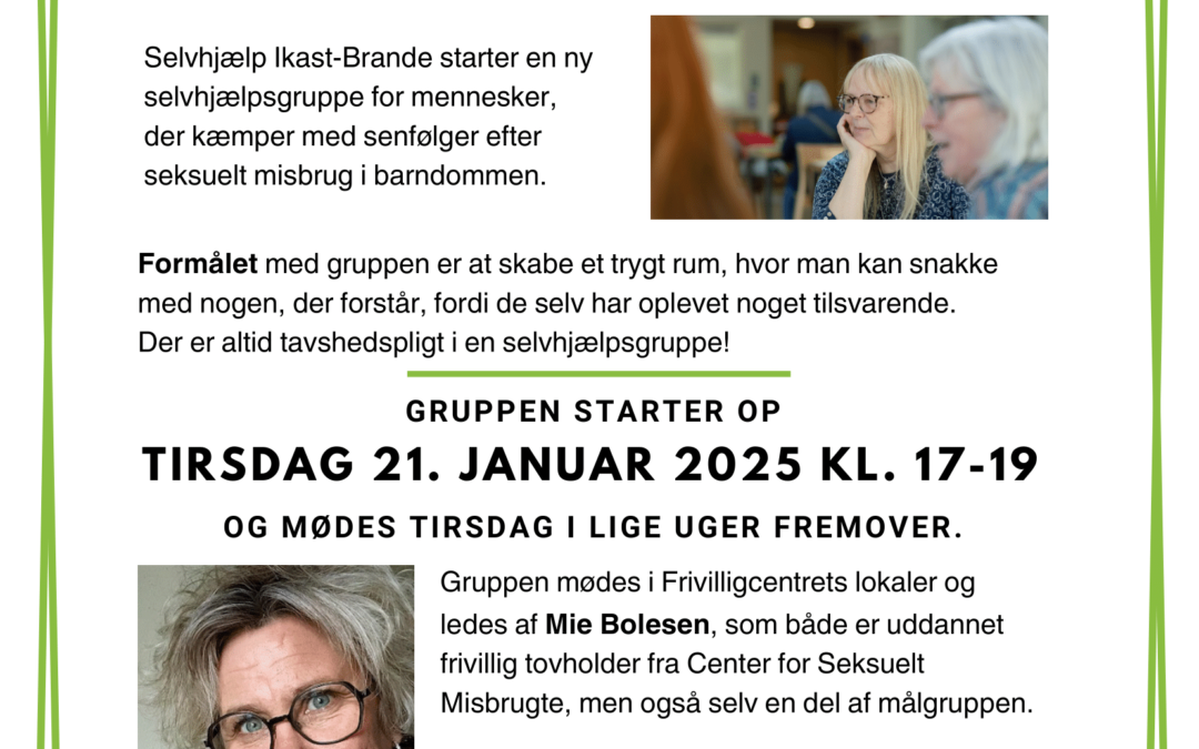 Ny gruppe – Senfølger efter seksuelt misbrug
