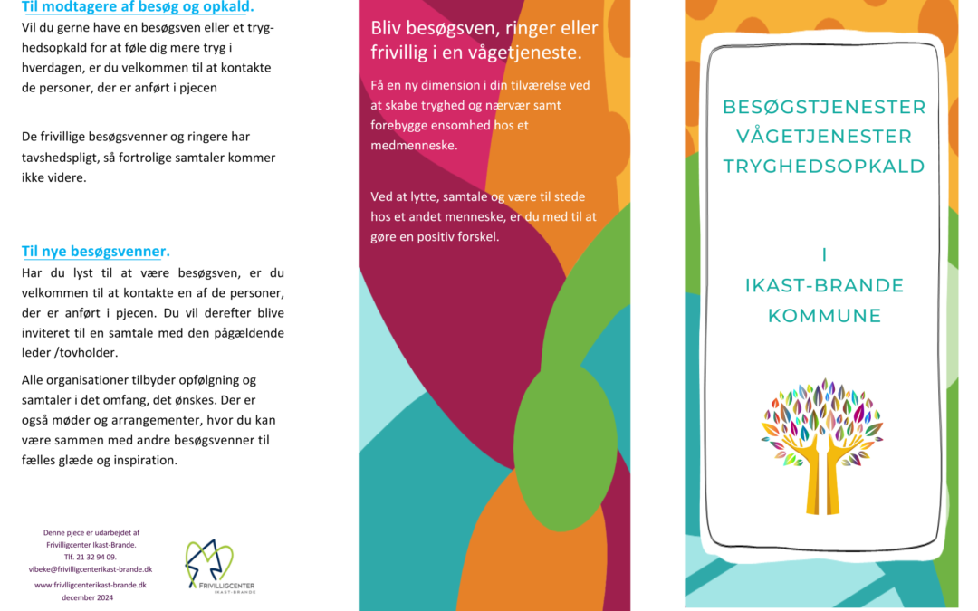 OPdateret Pjece – Besøgstjeneste, vågetjeneste, tryghedsopkald – Ikast-Brande Febuar 2025